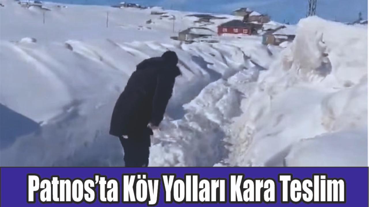 Patnos Güvercinli (Işara) Köyü’nde Karla Mücadele Sürüyor