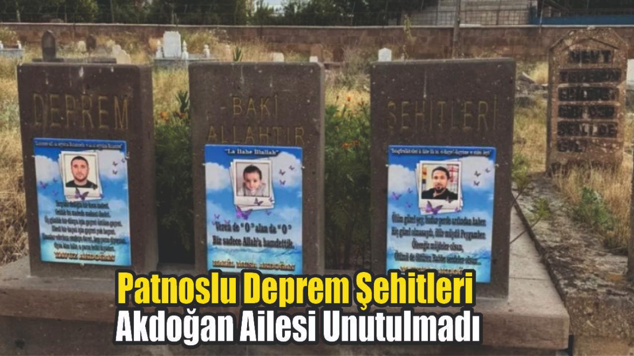 Patnoslu Deprem Şehitleri Anıldı
