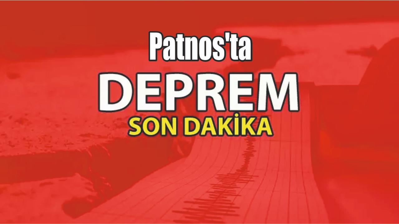 Patnos'ta Deprem