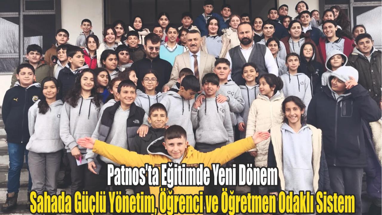 Patnos’ta Eğitimde Yeni Dönem