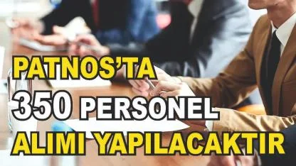 Patnos'ta İŞKUR 350 Personel alacak