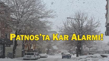 Patnos’ta Kar Alarmı