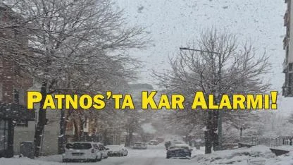 Patnos’ta Kar Alarmı