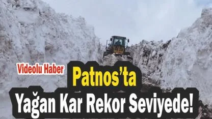 Patnos’ta Karla Kapanan Köy Yolları Açılıyor