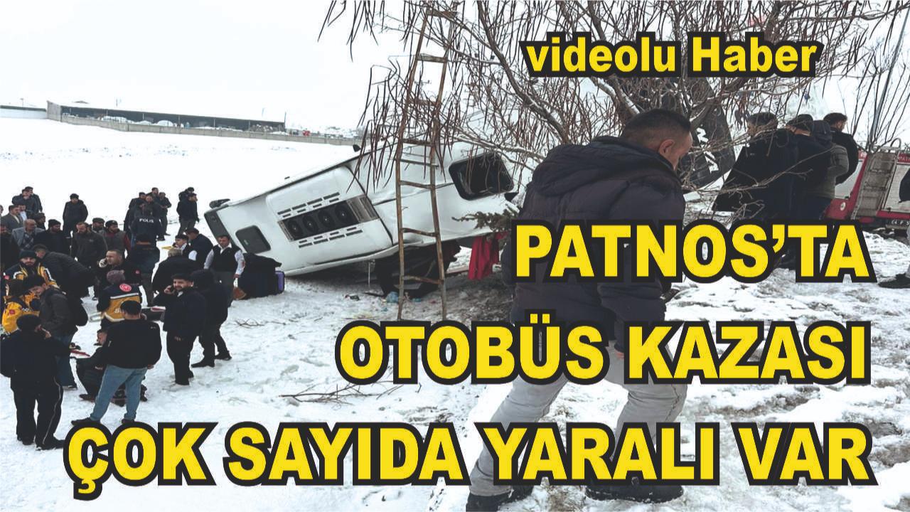 Patnos'ta Trafik Kazası, 10 Yaralı (Videolu Haber)