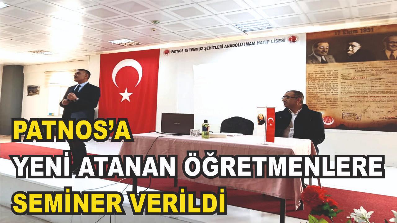 Patnos İlçe Milli Eğitim Müdürü Yüksel Zorlu Yeni Atanan Öğretmenlerle Bir Araya Geldi