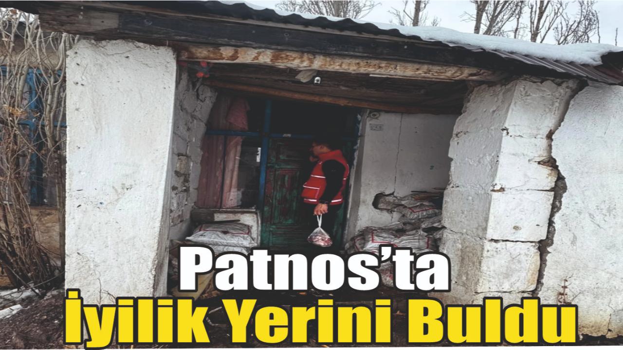 Patnos’ta  İyilik Yerini Buldu