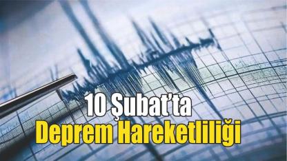 Son Dakika: 10 Şubat 2026’da Türkiye Genelinde Çok Sayıda Deprem Meydana Geldi
