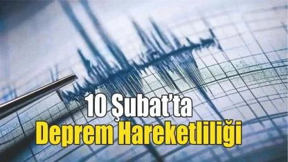 Son Dakika: 10 Şubat 2026’da Türkiye Genelinde Çok Sayıda Deprem Meydana Geldi