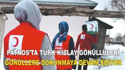 Türk Kızılay Patnos Şubesi, yardım çalışmalarını aralıksız sürdürüyor.