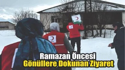 Türk Kızılay Patnos'tan Ramazan Öncesi Gönüllere Dokunan Ziyaret