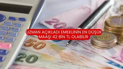 Uzman Açıkladı Emeklinin En Düşük Maaşı 42 Bin TL Olabilir