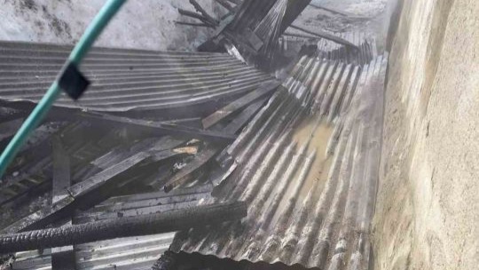 Van Çaldıran’da ev yangını