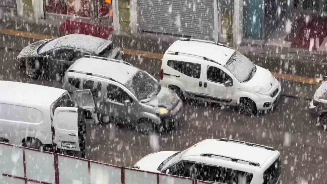 Van’da yoğun kar yağışı etkili oldu