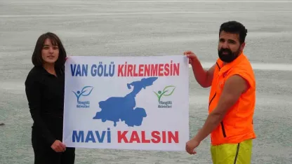 Gezgin öğretmen Zernek Barajı’ndan Van Gölü mesajı