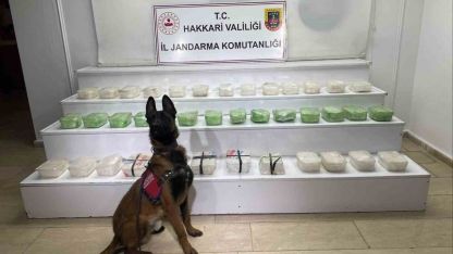 Jandarma Hakkari’de 43 kilo metamfetamin ele geçirildi