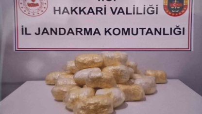 Jandarma bir tırda 15 kilo 263 gram metamfetamin ele geçirdi