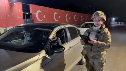 Kadın Jandarmalar 8 Mart’ı görev başında kutladı