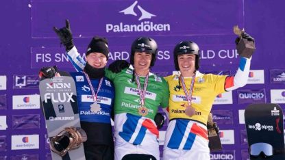 Erzurum'da Snowboard Cross World Cup sona erdi