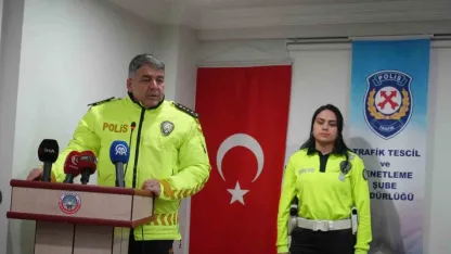 Polis, Erzurum’da kural ihlali yapan meslektaşını affetmedi