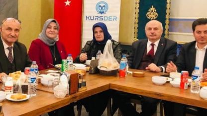 Erzurum eğitim camiası KURSDER iftarında buluştu
