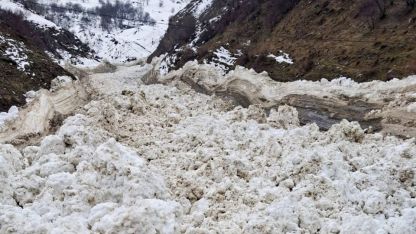 Çatak’ta çığ düştü: 1 mahalle ve 8 mezraya ulaşımı sağlanamıyor