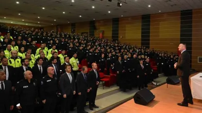 Erzincan Emniyet Müdürlüğü’nde bayram öncesi toplantı