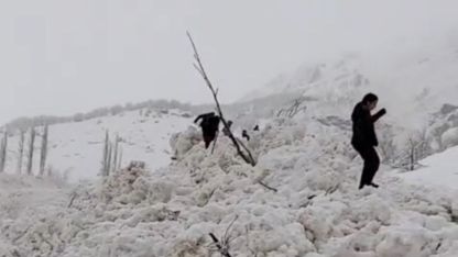 Yüksekova’da aynı bölgede ikinci çığ