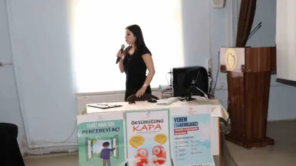 Erzurum'da öğrencilere verem hastalığı anlatıldı