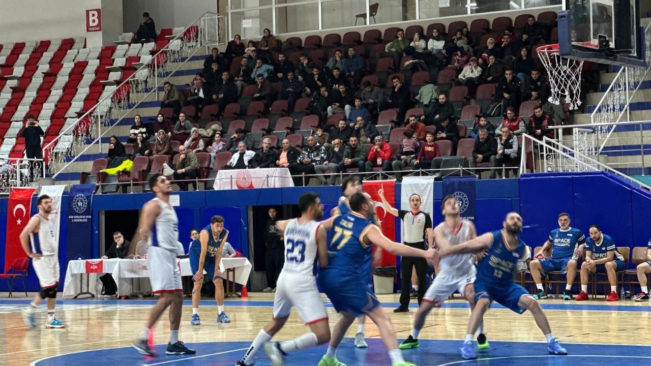 Ağrı GSB, Ordu Space Academy’yi 80-73 mağlup etti