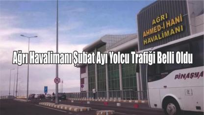 Ağrı Havalimanı Şubat Ayı Yolcu Trafiği Belli Oldu