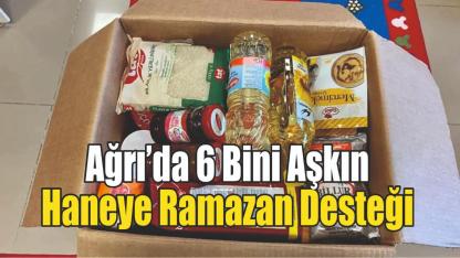 Ağrı’da 6 Bini Aşkın Haneye Ramazan Desteği