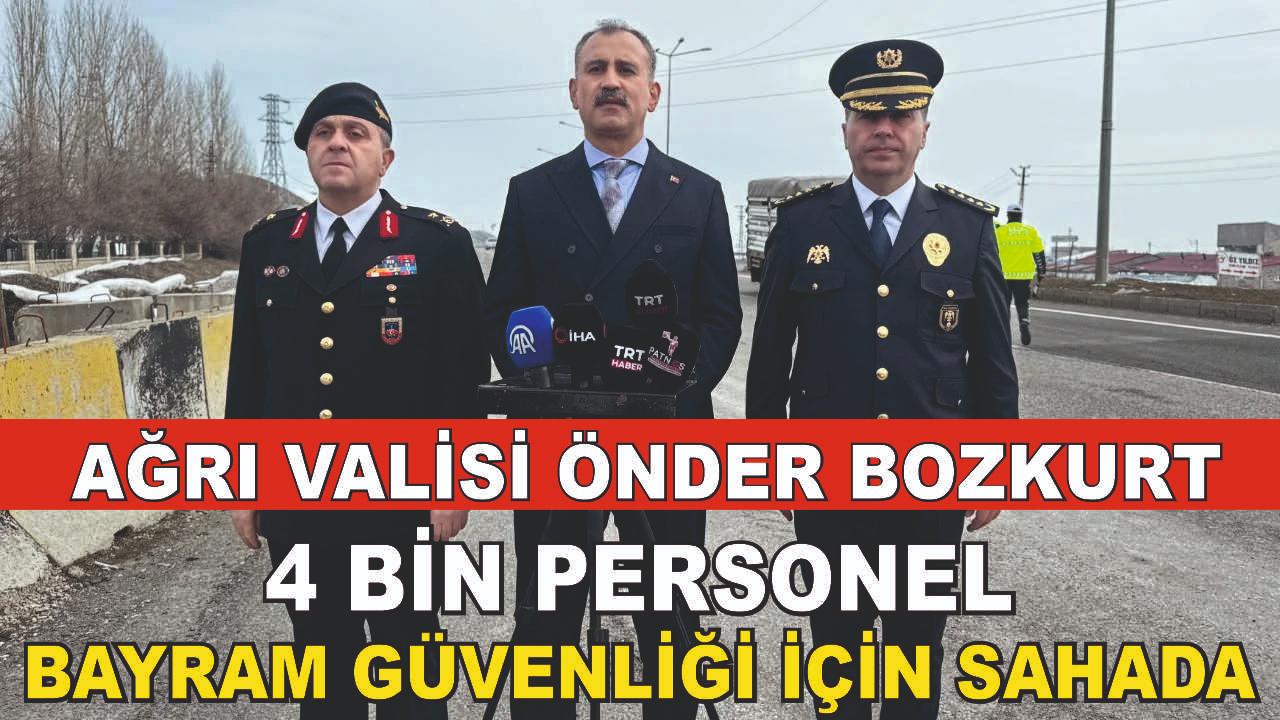 Ağrı’da bayram öncesi tedbirler artırıldı: 4 bin personel sahada (Videolu Haber)