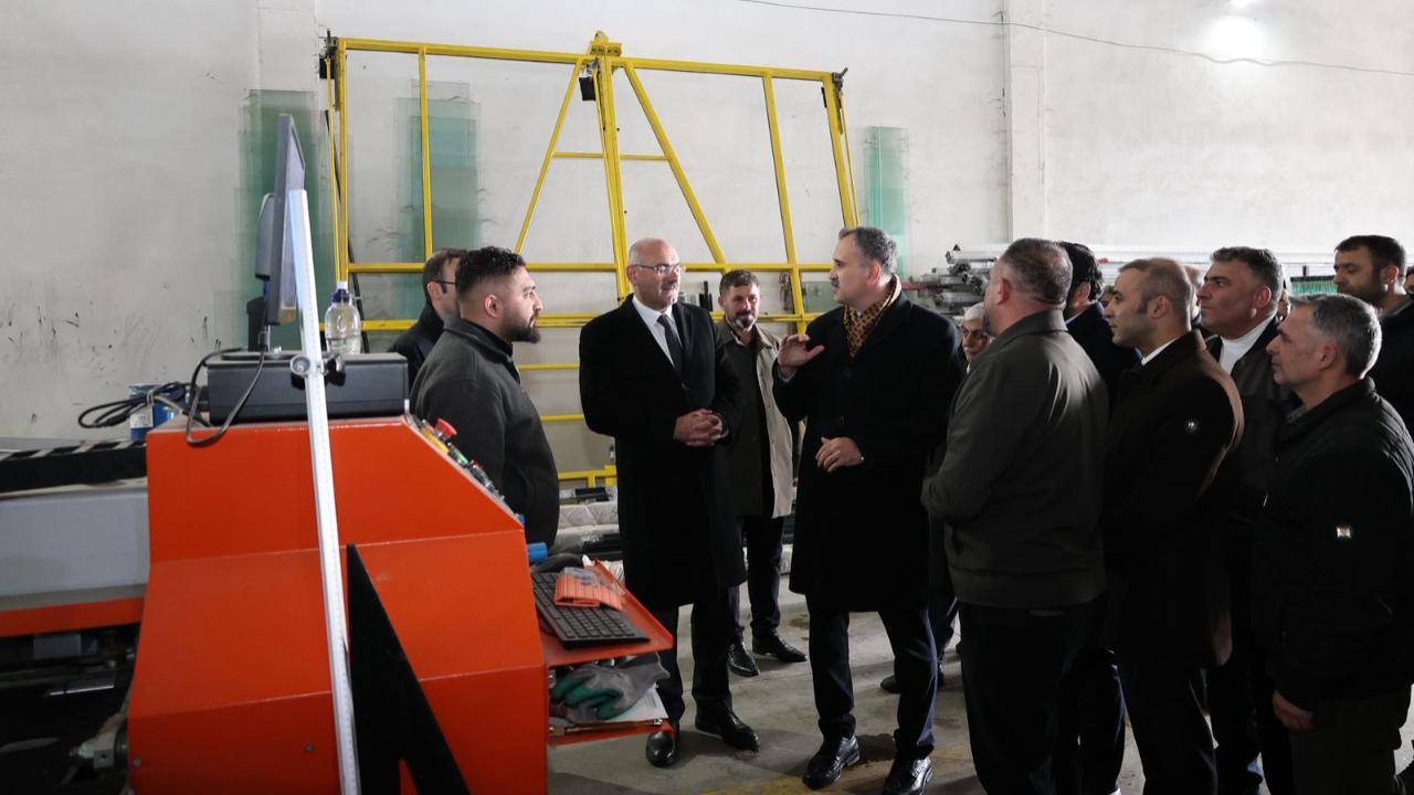 Ağrı’da KOBİKENT’te üretim ve ticaretin nabzı tutuldu