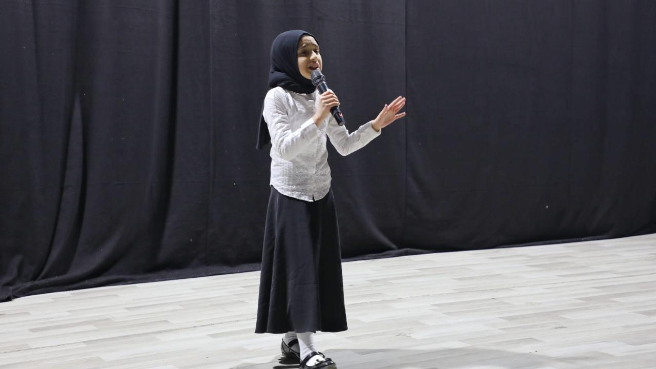 Ağrı’da öğrenciler Peygamberimizi anlattı