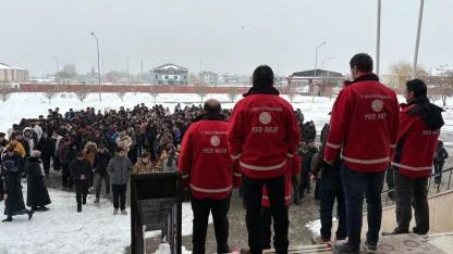 Ağrı’da okullarda “Çök-Kapan-Tutun” tatbikatı