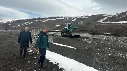 Ağrı’da sel ve taşkın riskine karşı çalışmalar sürüyor