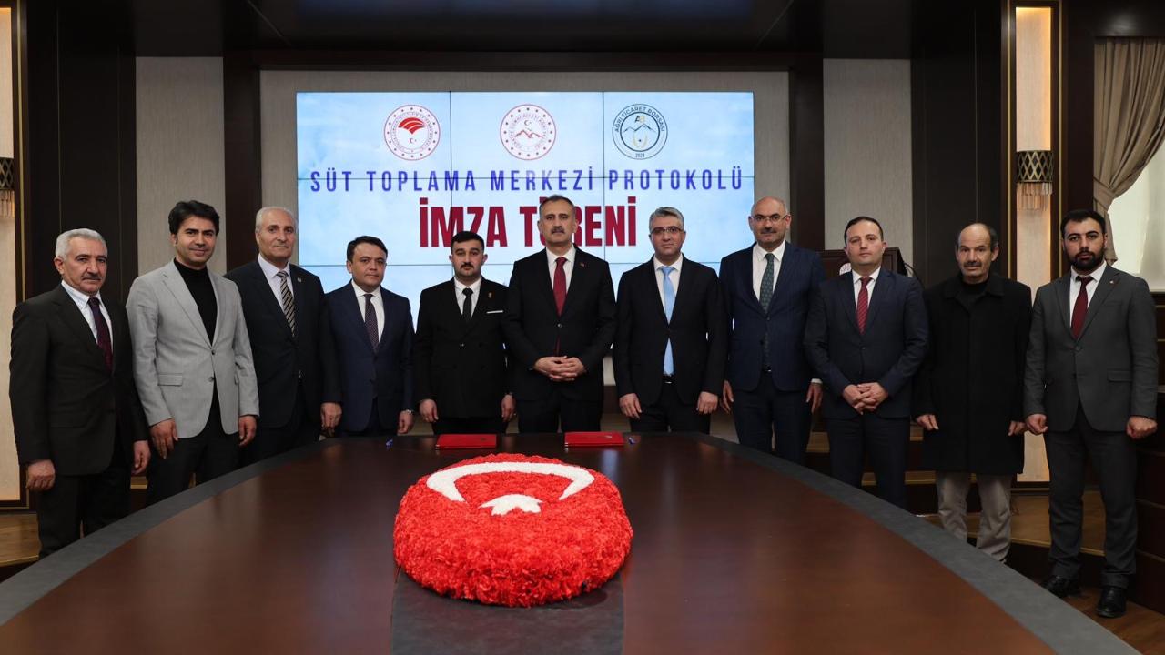 Ağrı’da süt üretimi için önemli adım