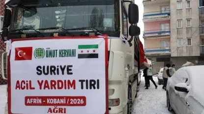 Ağrı’dan Suriye’ye yardım eli
