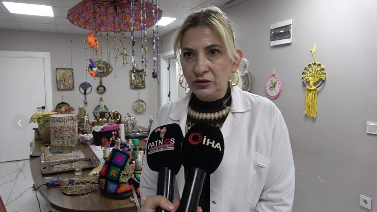 Ağrılı kadınlar evdeki atıkları sanata dönüştürüyor (Videolu Haber)