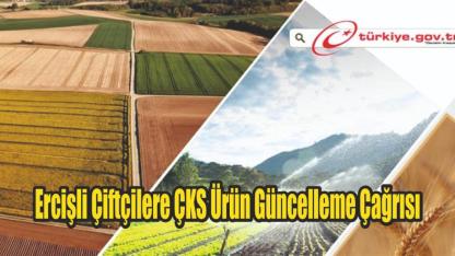 Ercişli Çiftçilere ÇKS Ürün Güncelleme Çağrısı