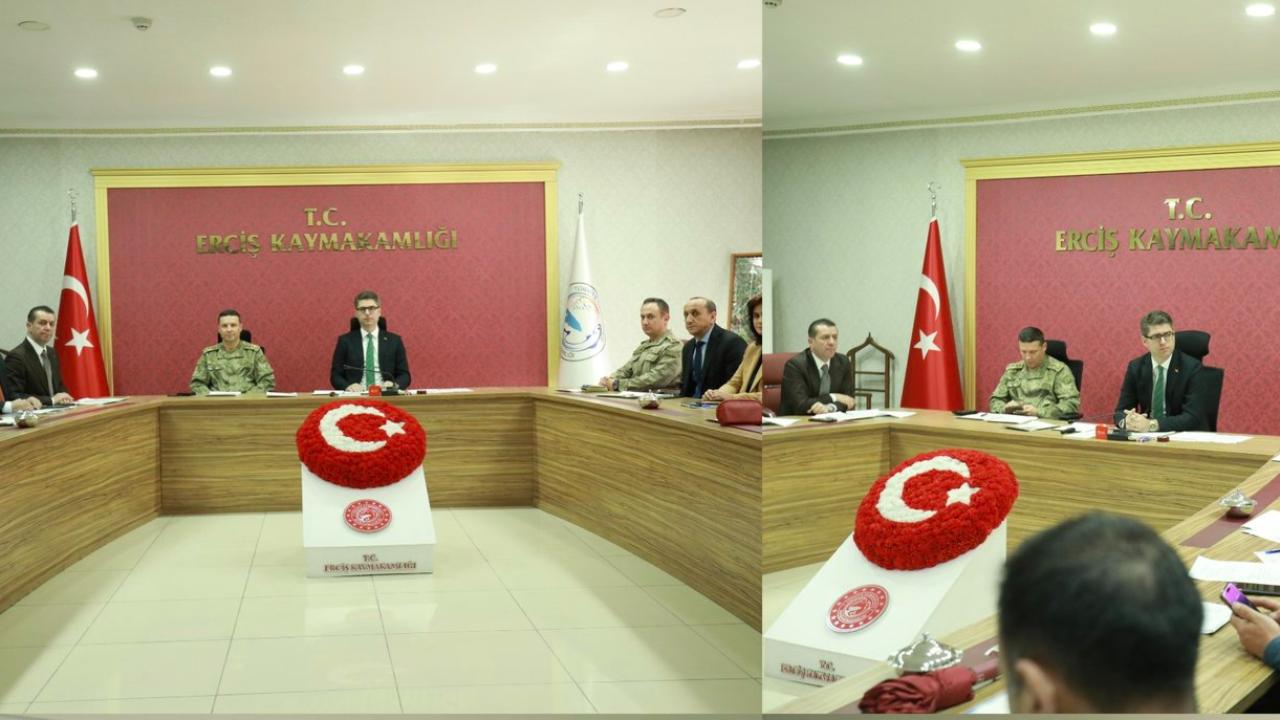 Erciş’te 1 Nisan Kurtuluş Etkinlikleri Toplantısı Gerçekleştirildi