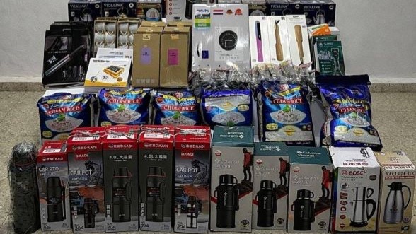 Erciş'te gümrük kaçağı malzeme ele geçirildi