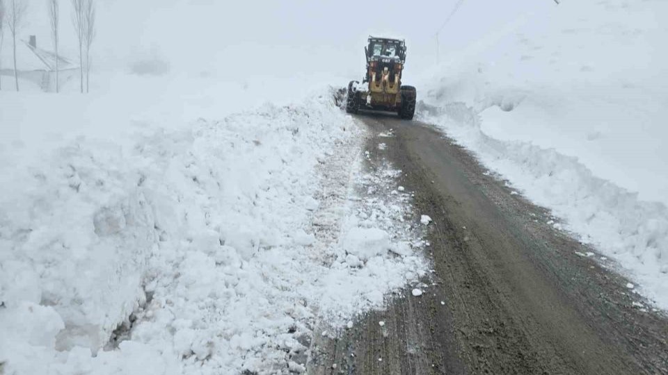 Hakkari’de 61 yerleşim yerinin yolu kapandı