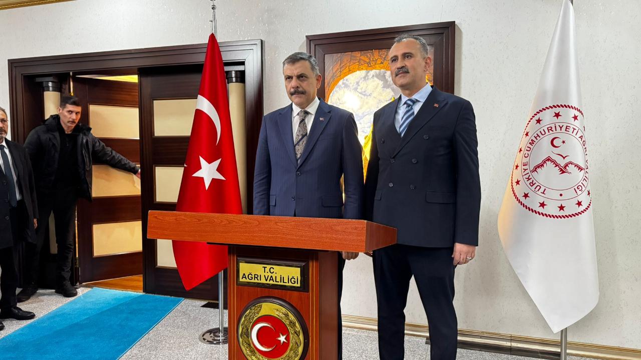 İçişleri Bakanı Çiftçi Ağrı’da (Videolu Haber)