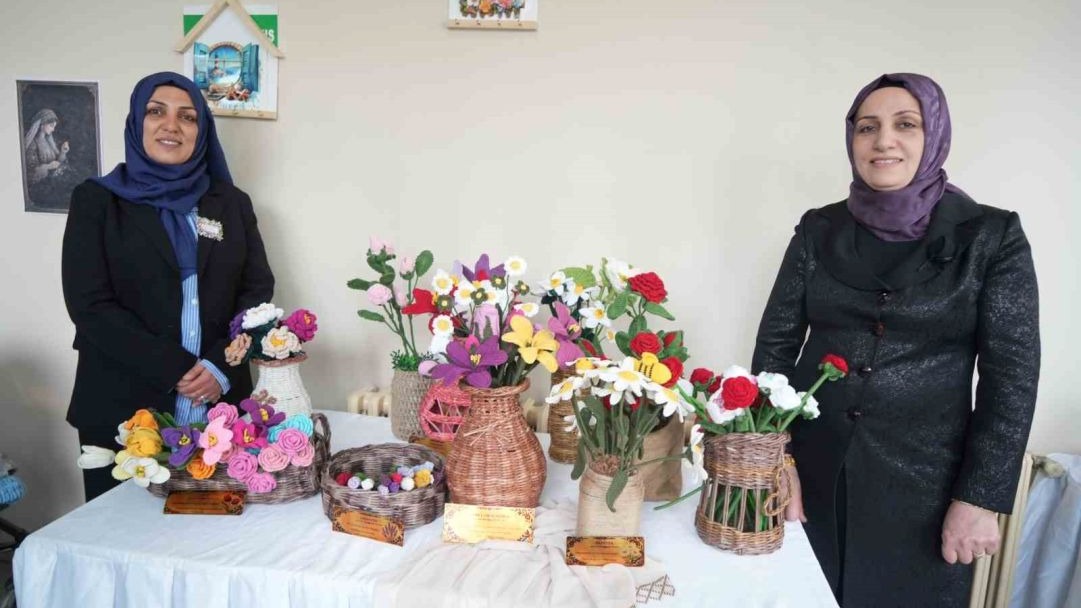 Iğdır’da kadınların el emeği 8 Mart’ta sergilendi