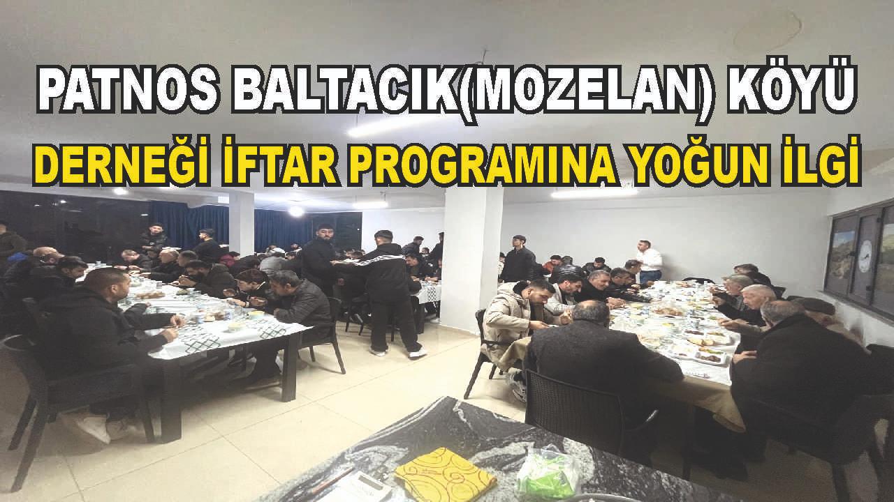 İstanbul'da ki Patnoslular İftar Yemeğinde Bir Araya Geldi