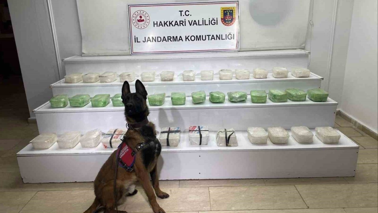 Jandarma Hakkari’de 43 kilo metamfetamin ele geçirildi