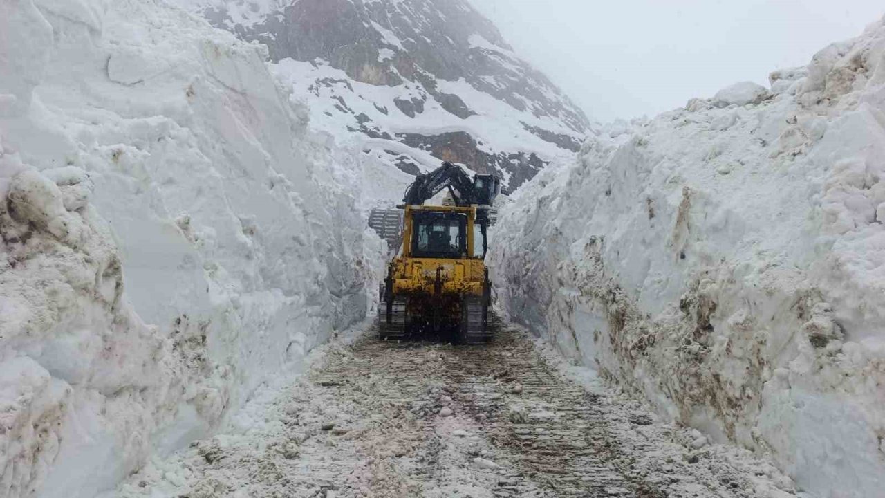 Kar yağışı nedeniyle 56 yerleşim yerinin yolu ulaşıma kapandı
