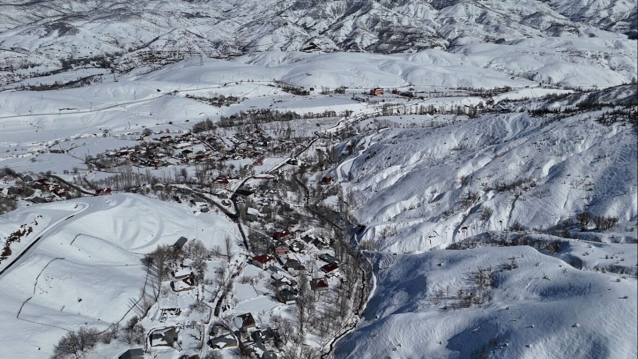 Kar yağışı sonrası görsel şölen